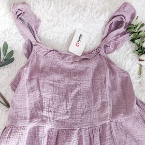 Purple Cotton dress